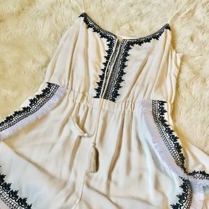 Guess Black and White Romper